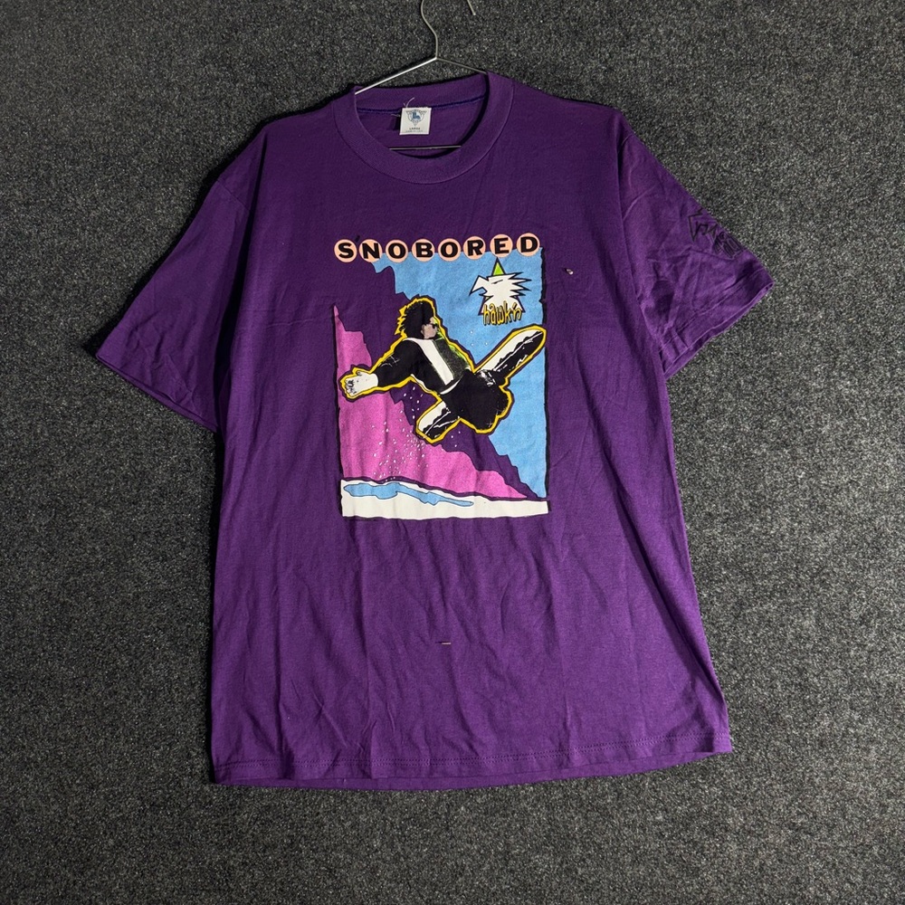 Vintage 1989 Tony Hawk “SNObored” Tee Kolquitt Inc. Men’s L Rare
